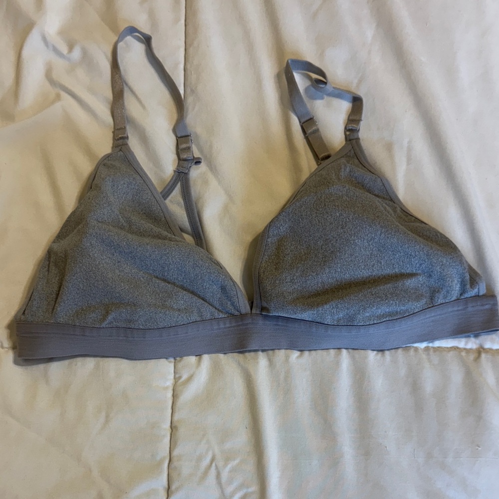 Fabletics Gray Sports Bra